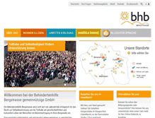 Tablet Screenshot of bh-b.de